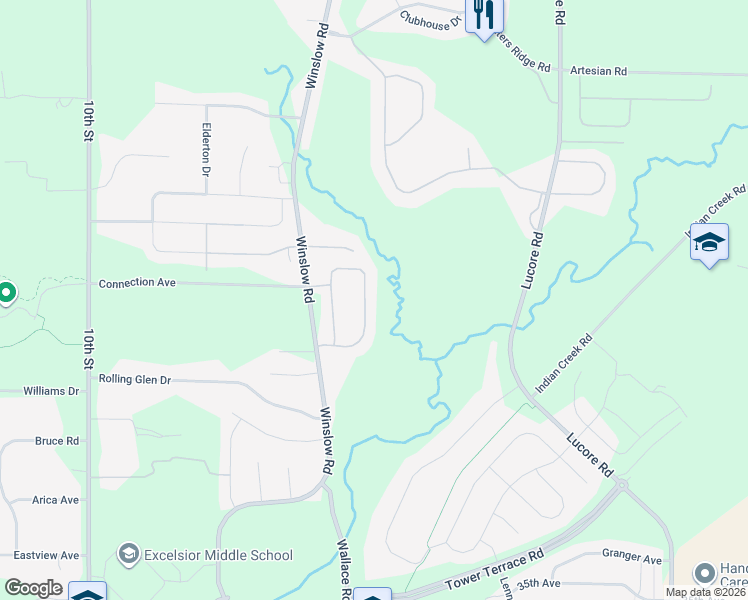 map of restaurants, bars, coffee shops, grocery stores, and more near 4355 Par Cir in Marion
