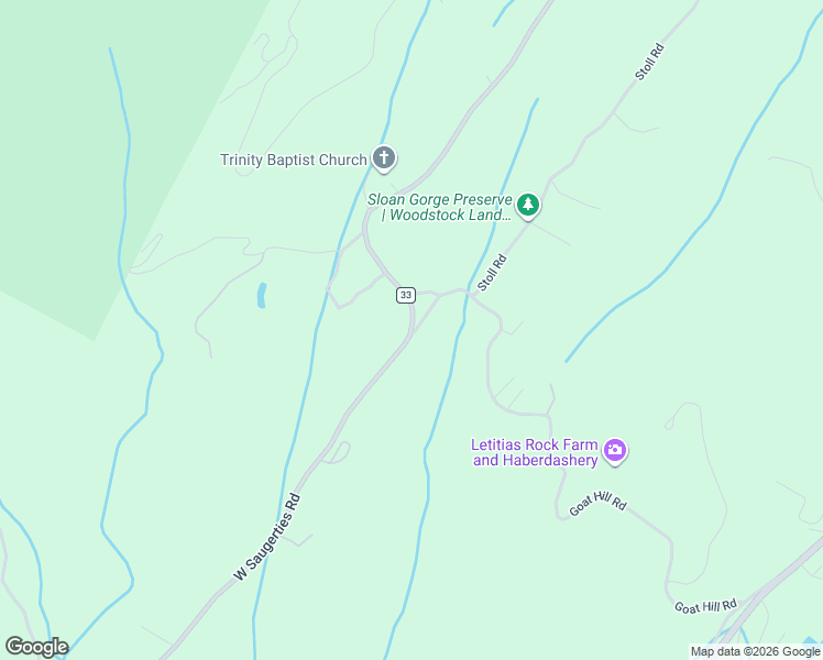 map of restaurants, bars, coffee shops, grocery stores, and more near 333 West Saugerties Road in Saugerties