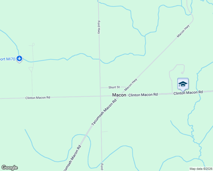 map of restaurants, bars, coffee shops, grocery stores, and more near 8085 Short Street in Clinton