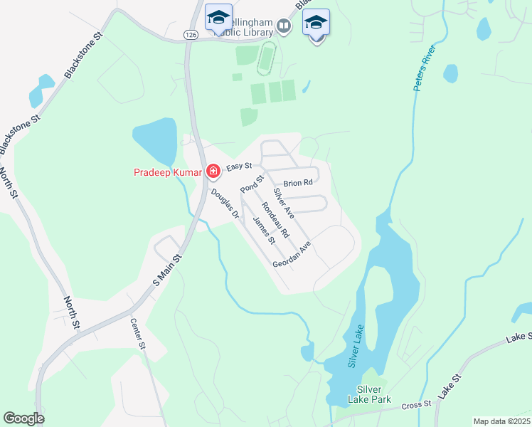 map of restaurants, bars, coffee shops, grocery stores, and more near 16 James Street in Bellingham