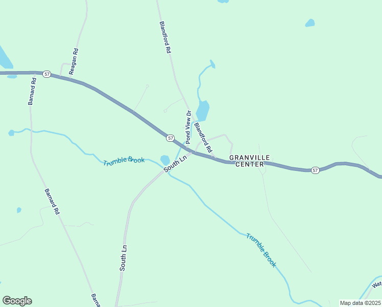 map of restaurants, bars, coffee shops, grocery stores, and more near 2 South Lane in Granville