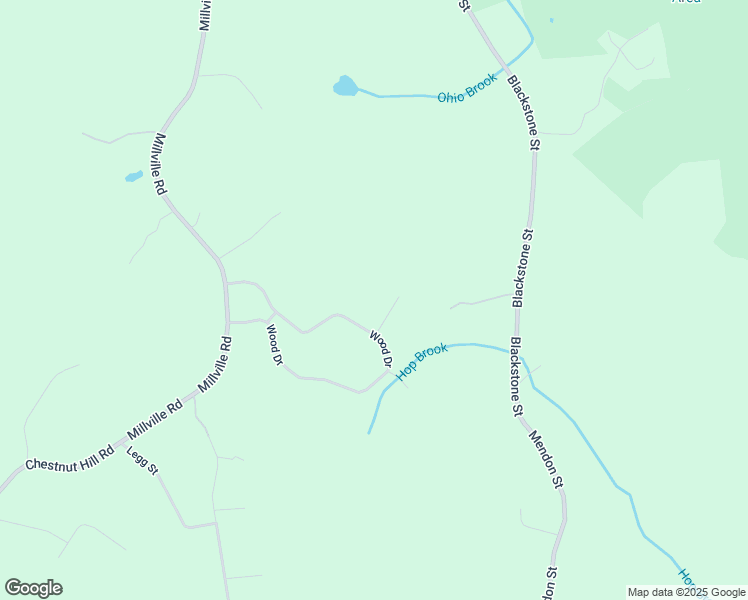 map of restaurants, bars, coffee shops, grocery stores, and more near 2 Chapin Court in Mendon