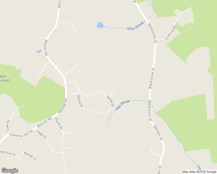 map of restaurants, bars, coffee shops, grocery stores, and more near 2 Chapin Court in Mendon