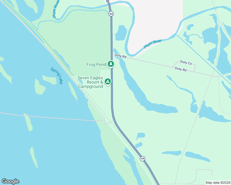 map of restaurants, bars, coffee shops, grocery stores, and more near 9497-9899 Highway 84 in Savanna
