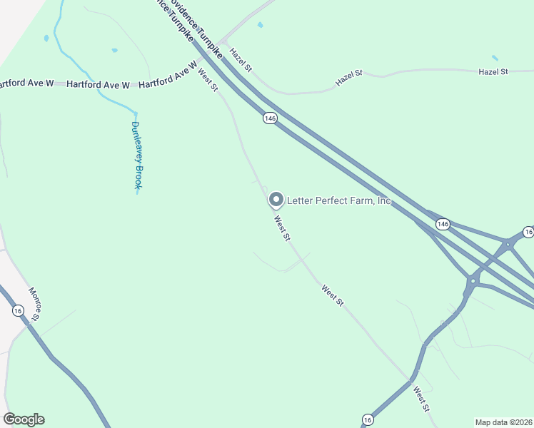map of restaurants, bars, coffee shops, grocery stores, and more near 143 West Street in Uxbridge