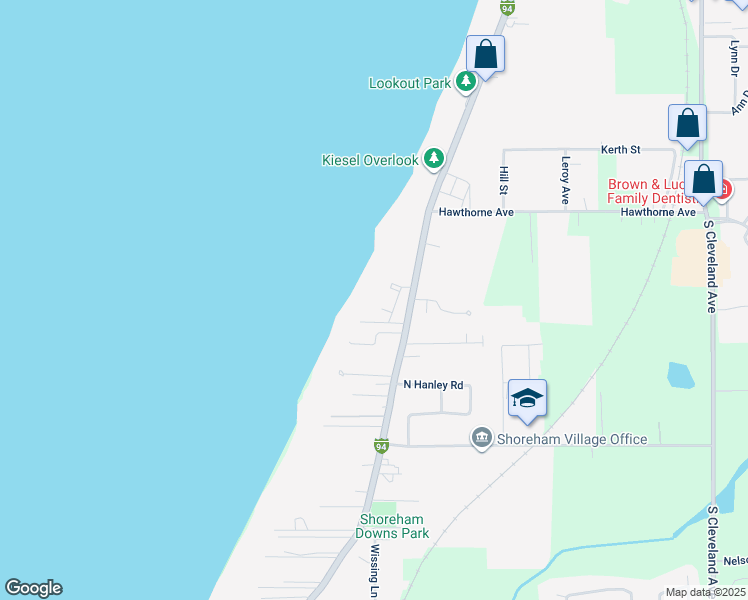 map of restaurants, bars, coffee shops, grocery stores, and more near 3614 Lakeshore Drive in Saint Joseph