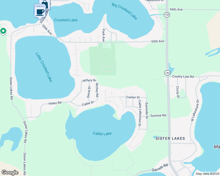 map of restaurants, bars, coffee shops, grocery stores, and more near 50080 1st Street in Dowagiac