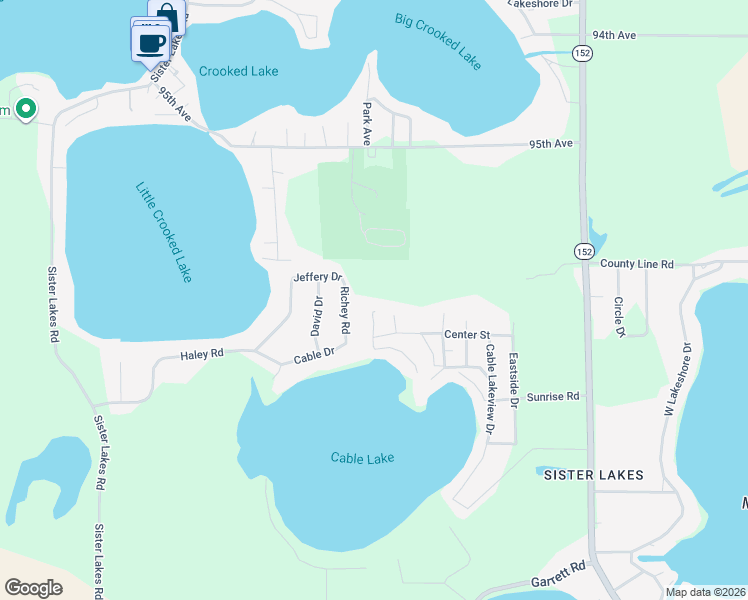 map of restaurants, bars, coffee shops, grocery stores, and more near 50080 1st Street in Dowagiac