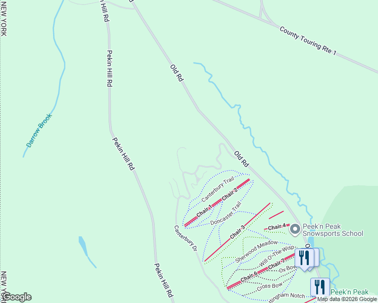 map of restaurants, bars, coffee shops, grocery stores, and more near 8029 Canterbury Drive in French Creek