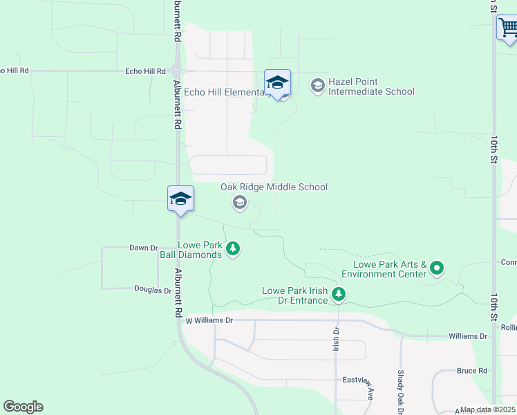 map of restaurants, bars, coffee shops, grocery stores, and more near 4901 Alburnett Road in Marion