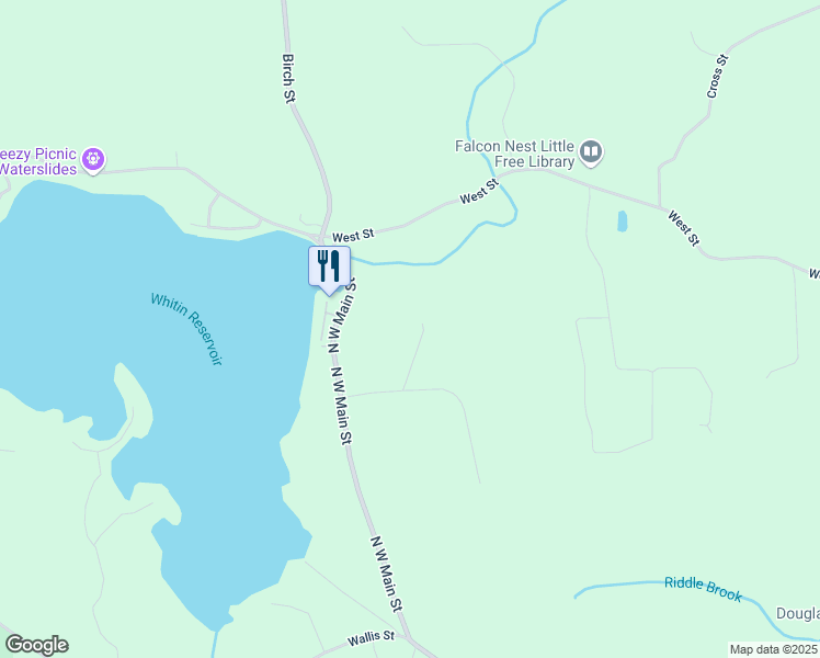 map of restaurants, bars, coffee shops, grocery stores, and more near 11 Common Street in Douglas