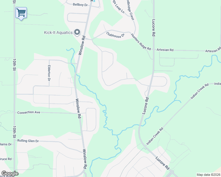 map of restaurants, bars, coffee shops, grocery stores, and more near 2835 Silver Oak Trail in Marion