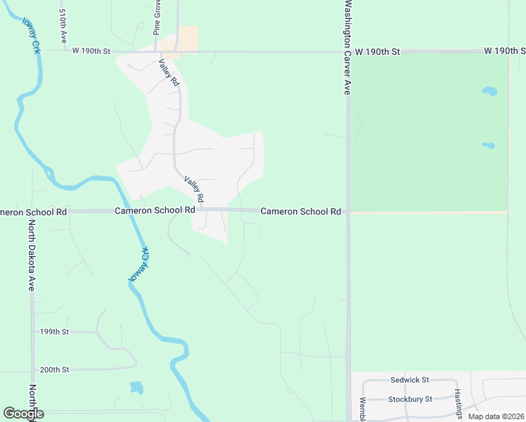 map of restaurants, bars, coffee shops, grocery stores, and more near Cameron School Road in Ames