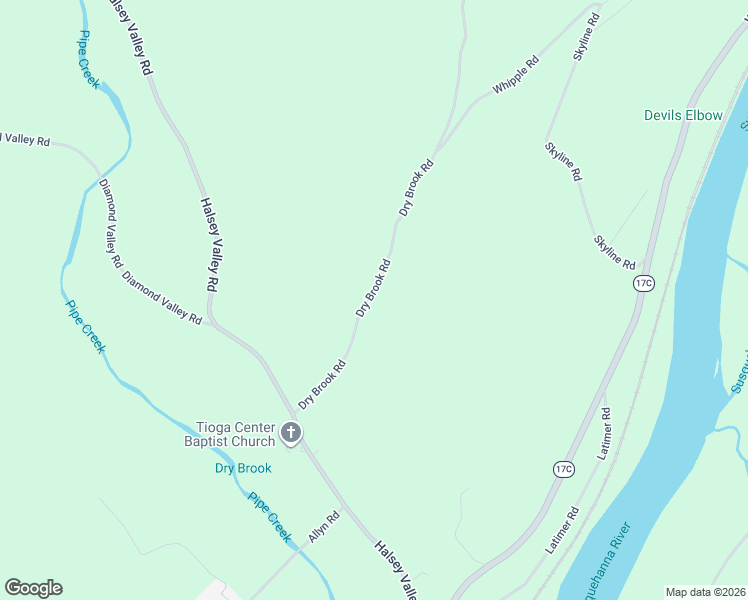 map of restaurants, bars, coffee shops, grocery stores, and more near 60 Dry Brook Rd in Barton