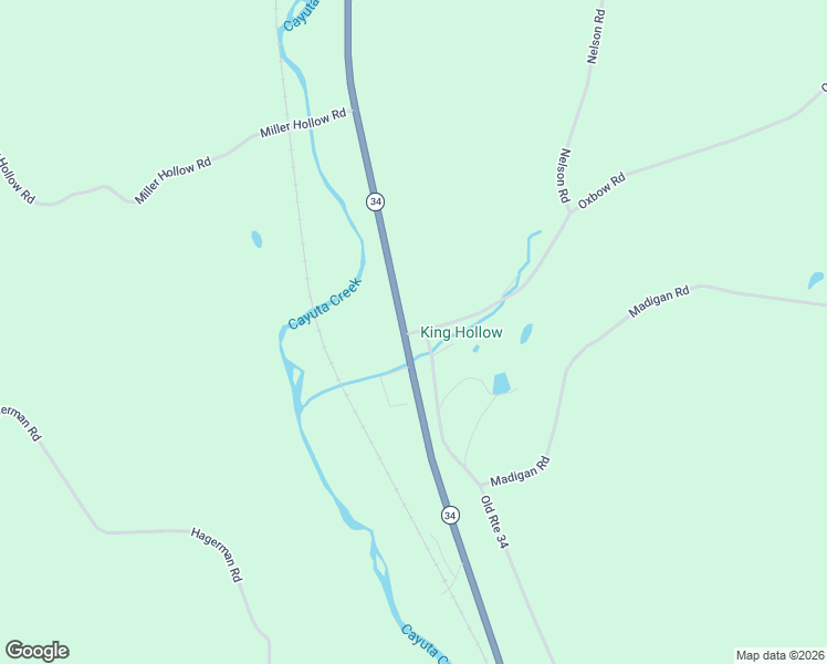 map of restaurants, bars, coffee shops, grocery stores, and more near 964 New York 34 in Waverly