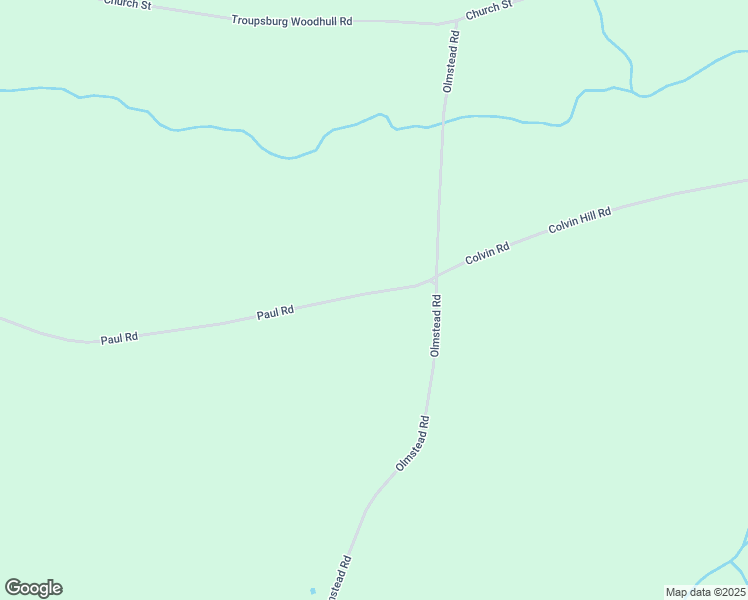 map of restaurants, bars, coffee shops, grocery stores, and more near 4432 Paul Road in Woodhull