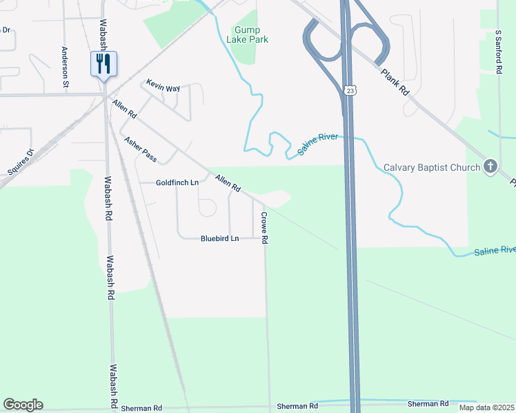 map of restaurants, bars, coffee shops, grocery stores, and more near 819 King Fisher Street in Milan