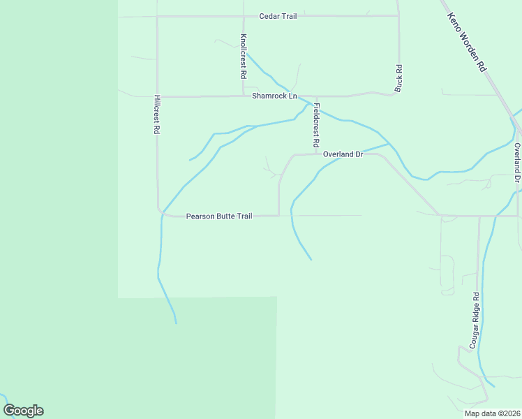 map of restaurants, bars, coffee shops, grocery stores, and more near 13111 Pearson Butte Trail in Klamath Falls