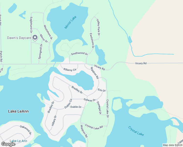 map of restaurants, bars, coffee shops, grocery stores, and more near 11912 Waldron Road in Jerome