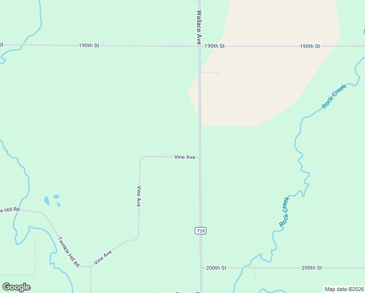 map of restaurants, bars, coffee shops, grocery stores, and more near 1905 Vine Avenue in Marshalltown