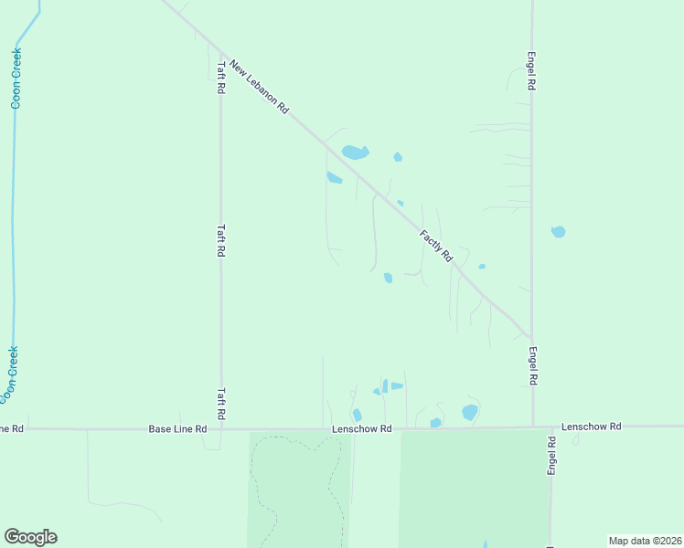 map of restaurants, bars, coffee shops, grocery stores, and more near 14N466 Factly Road in Sycamore