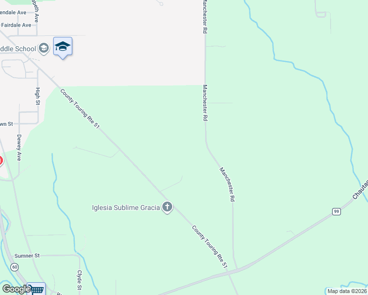 map of restaurants, bars, coffee shops, grocery stores, and more near 1723 Manchester Road in Jamestown