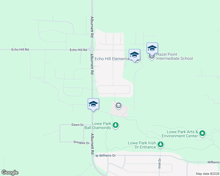 map of restaurants, bars, coffee shops, grocery stores, and more near 840 Oak Park Circle in Marion