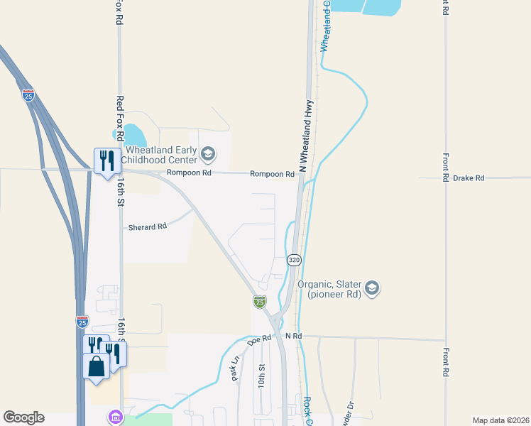 map of restaurants, bars, coffee shops, grocery stores, and more near 948-984 Willow St in Wheatland