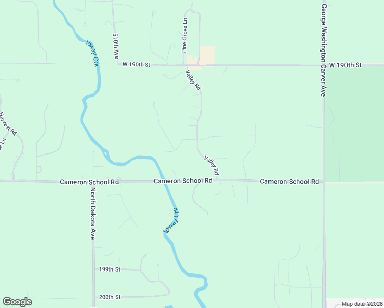 map of restaurants, bars, coffee shops, grocery stores, and more near 5317 Valley Road in Ames