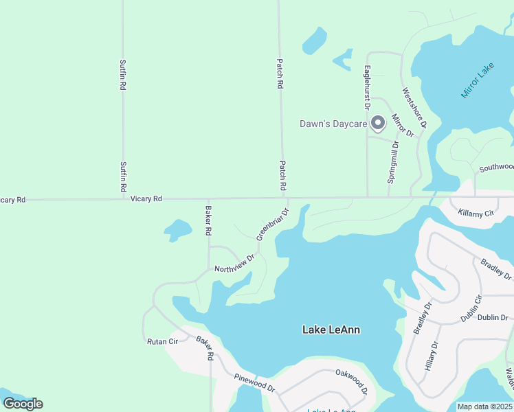 map of restaurants, bars, coffee shops, grocery stores, and more near 11175 Vicary Road in Jerome