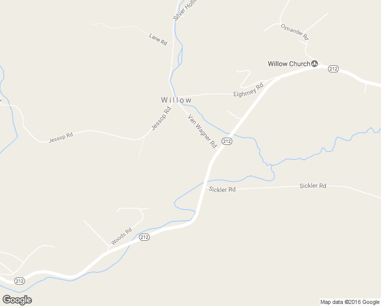 map of restaurants, bars, coffee shops, grocery stores, and more near 35 Van Wagner Road in Willow