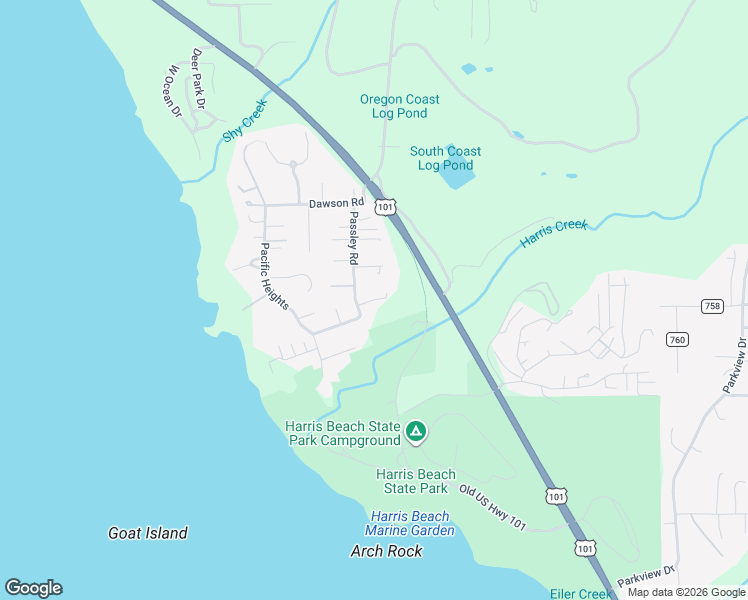 map of restaurants, bars, coffee shops, grocery stores, and more near Sunridge Terrace in Brookings