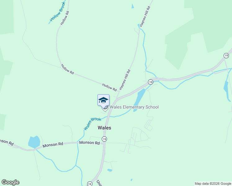 map of restaurants, bars, coffee shops, grocery stores, and more near 3 Hollow Road in Wales
