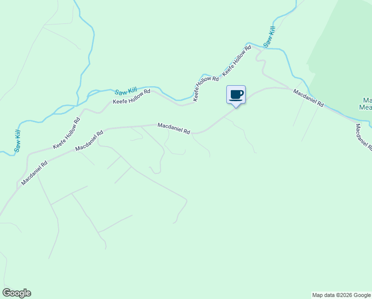 map of restaurants, bars, coffee shops, grocery stores, and more near 262 Macdaniel Road in Shady