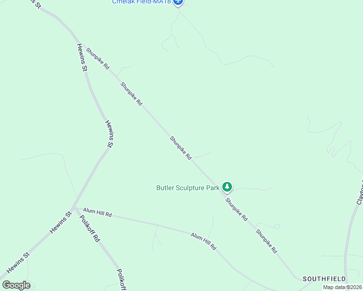 map of restaurants, bars, coffee shops, grocery stores, and more near 345 Shunpike Road in Sheffield