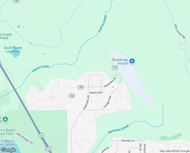 map of restaurants, bars, coffee shops, grocery stores, and more near 17166 Parkview Drive in Brookings