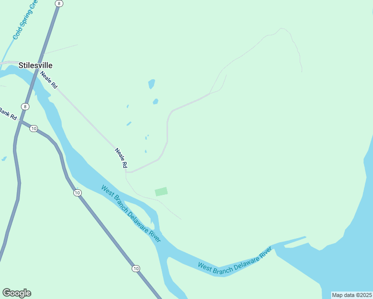 map of restaurants, bars, coffee shops, grocery stores, and more near 172 Neale Road in Deposit