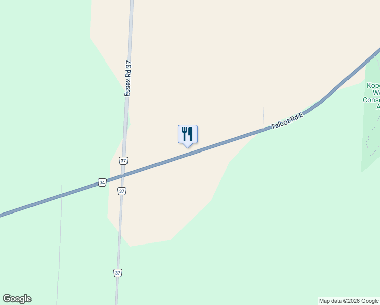 map of restaurants, bars, coffee shops, grocery stores, and more near 671 Talbot Road East in Wheatley