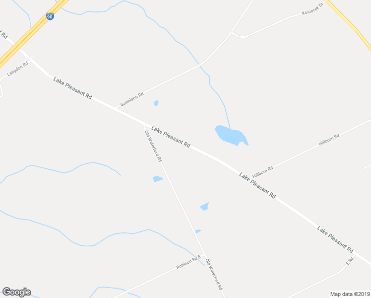 map of restaurants, bars, coffee shops, grocery stores, and more near 8410 Lake Pleasant Road in Erie