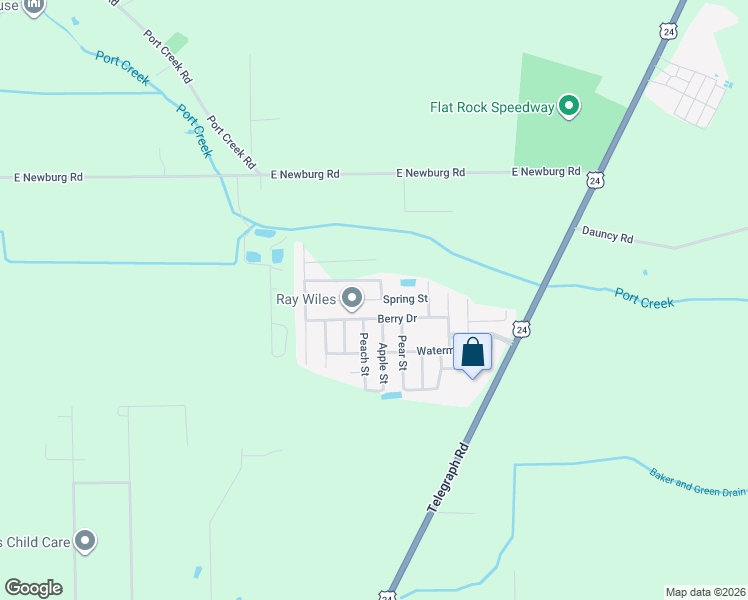 map of restaurants, bars, coffee shops, grocery stores, and more near 3495 Spring Street in Carleton