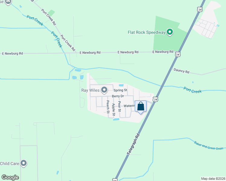 map of restaurants, bars, coffee shops, grocery stores, and more near 3495 Spring Street in Carleton