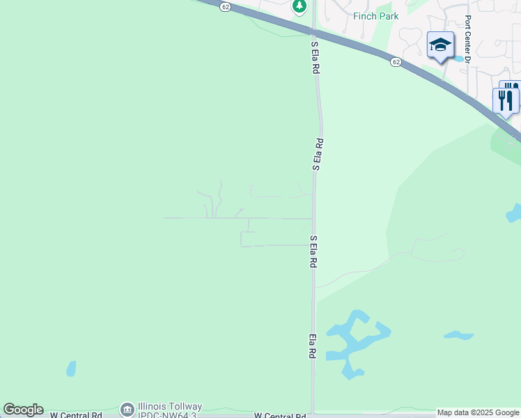 map of restaurants, bars, coffee shops, grocery stores, and more near 2060 West Frost Road in Hoffman Estates