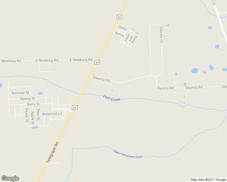 map of restaurants, bars, coffee shops, grocery stores, and more near 4024 Dauncy Road in Flat Rock