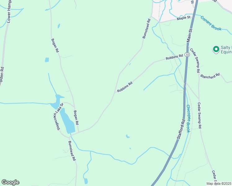 map of restaurants, bars, coffee shops, grocery stores, and more near 98 Bumstead Road in Monson