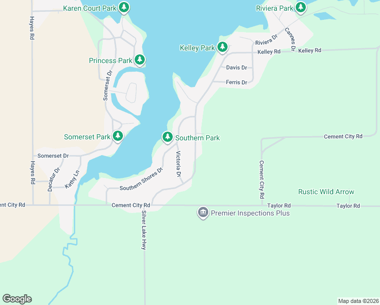 map of restaurants, bars, coffee shops, grocery stores, and more near 107 Victoria Drive in Brooklyn