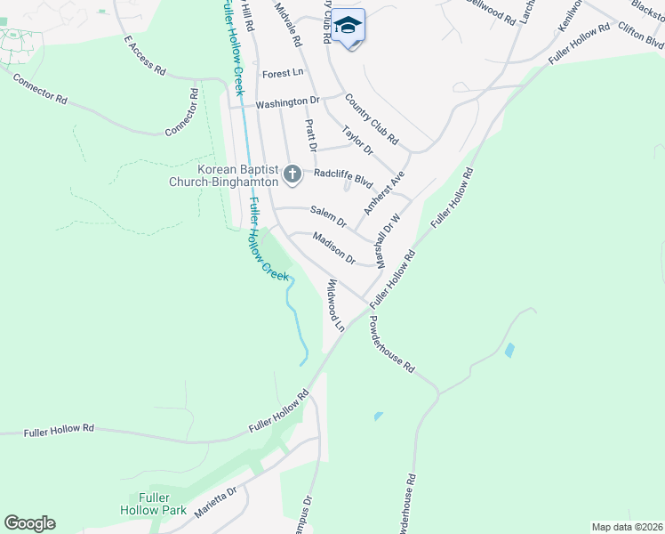 map of restaurants, bars, coffee shops, grocery stores, and more near 1128 Murray Hill Road in Vestal