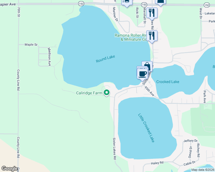 map of restaurants, bars, coffee shops, grocery stores, and more near 7 Beechwood Avenue in Dowagiac