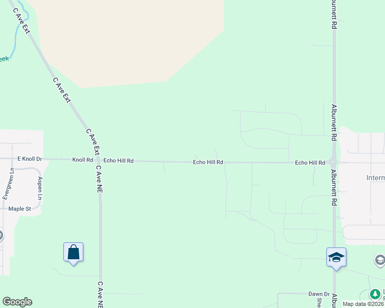 map of restaurants, bars, coffee shops, grocery stores, and more near 3000 Tamarack Lane in Marion