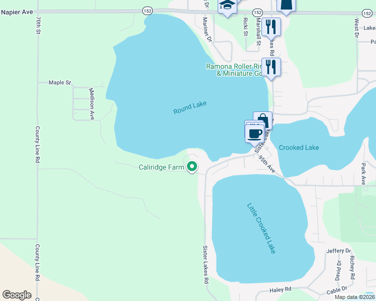 map of restaurants, bars, coffee shops, grocery stores, and more near 7 Beechwood Avenue in Dowagiac