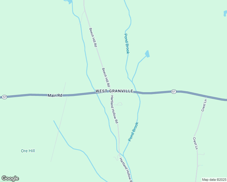 map of restaurants, bars, coffee shops, grocery stores, and more near Main Road in Granville